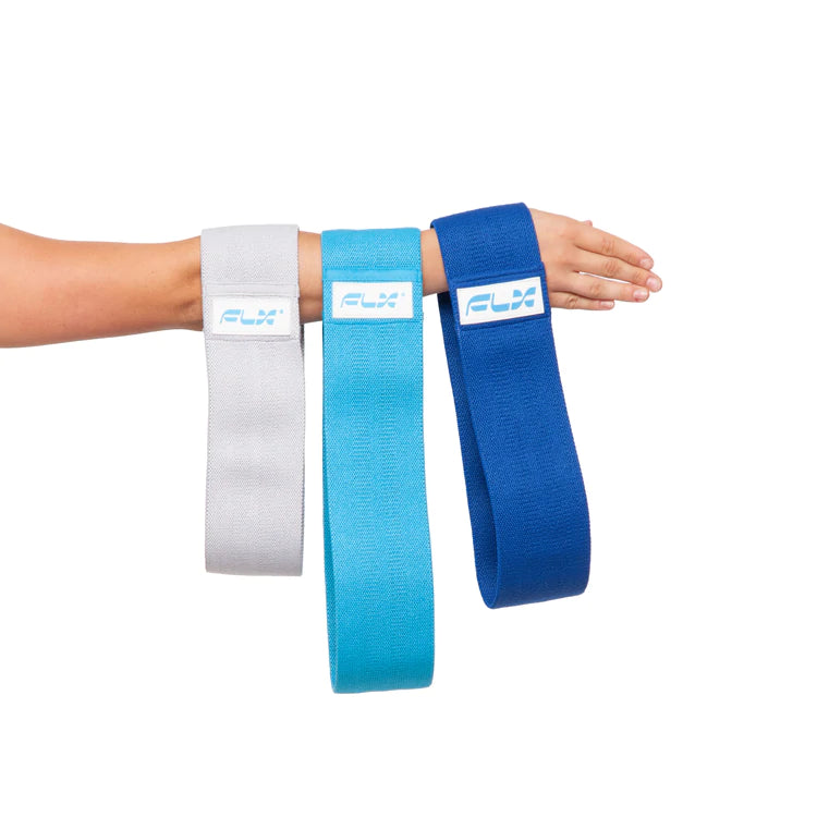 Resistance Bands Set of 3 Standard Heavy Maximum FLX